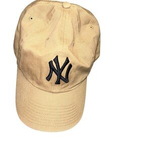 Adult 47 brand New York Yankees khaki adjustable hat cap ny